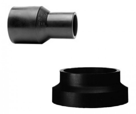 Переход литой удлиненный DN 200х180 мм ПЭ 100 (ПНД) SDR 11